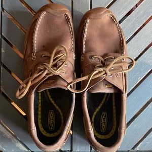 Keen Newport Leather Lace up Boat Shoe